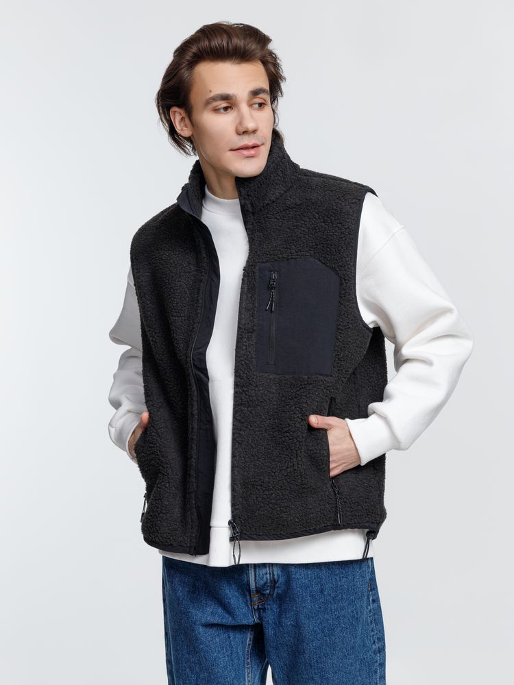 Жилет унисекс Fury BW, темно-серый (графит) / Миниатюра модельного (1000)