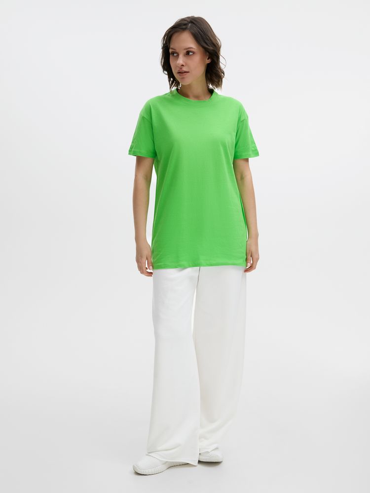 Футболка унисекс Regent 150, зеленый лайм / Миниатюра модельного (1000)