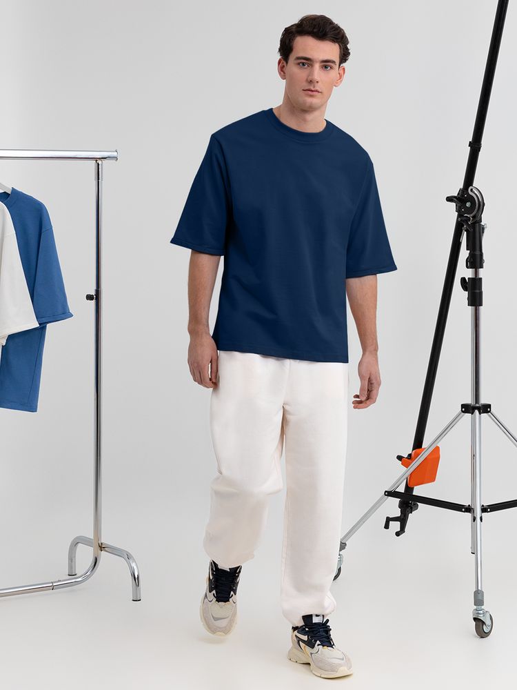 Футболка унисекс Kosmos 2.0, темно-синяя / Миниатюра модельного (1000)