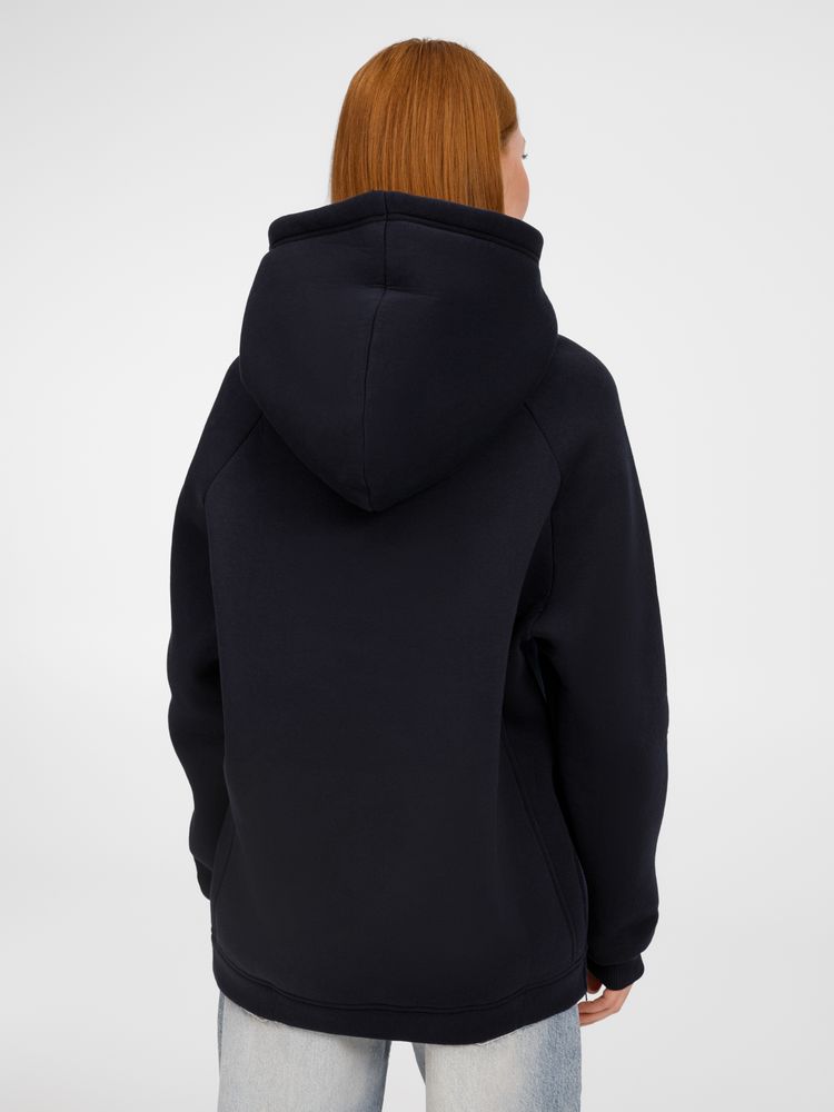 Худи унисекс оверсайз Easy Street, темно-синее / Миниатюра модельного (1000)