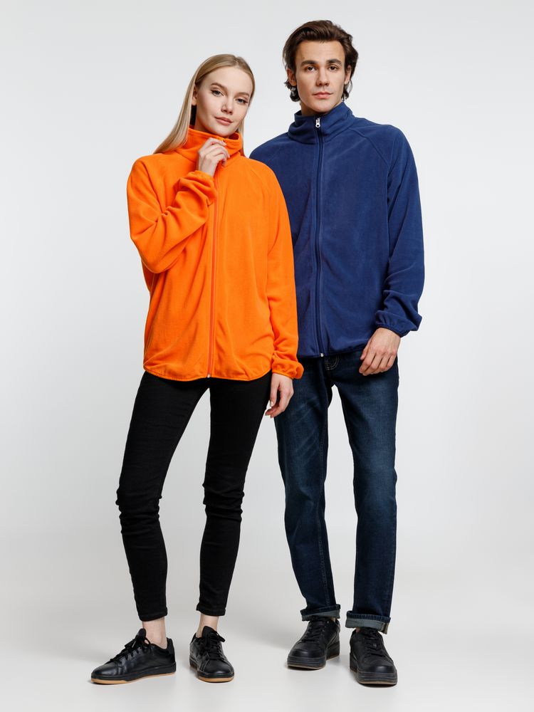 Куртка флисовая унисекс Fliska, темно-синяя / Миниатюра модельного (1000)