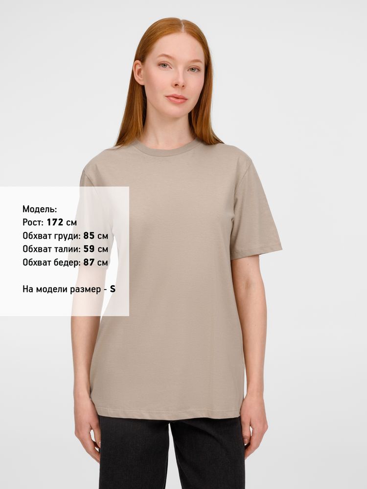 Футболка унисекс Legend, серо-бежевая / Миниатюра модельного (1000)