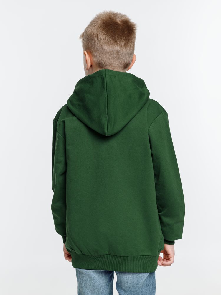 Худи детское Kirenga 2.0 Kids, темно-зеленое / Миниатюра модельного (1000)