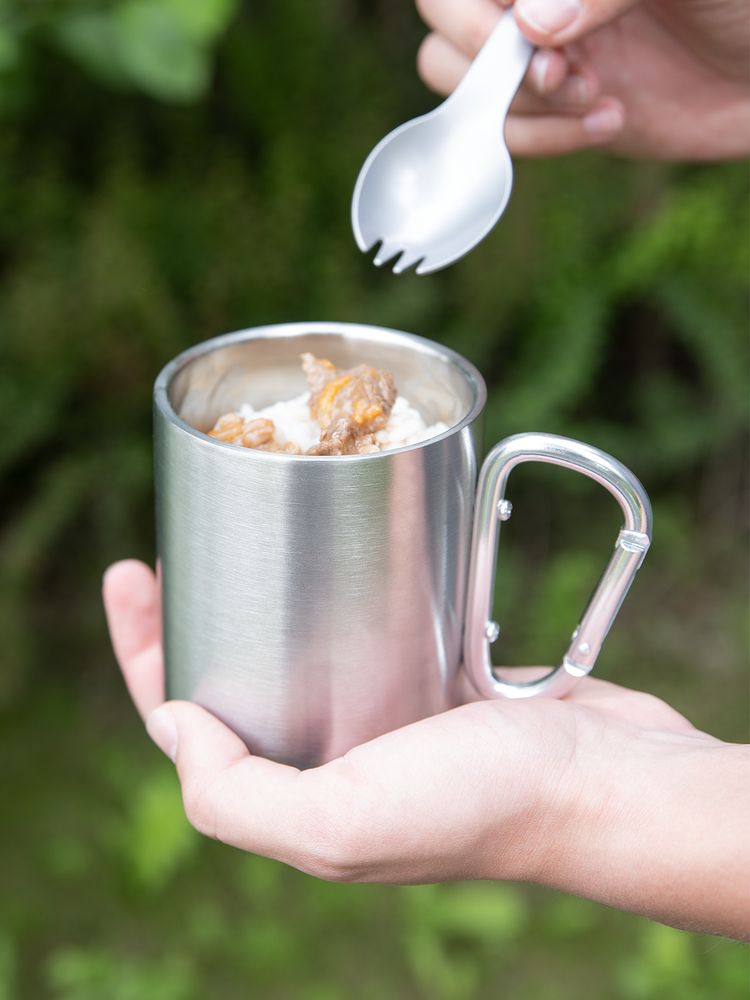 Кружка Trek, с серебристой ручкой-карабином / Миниатюра имиджевого (1000)