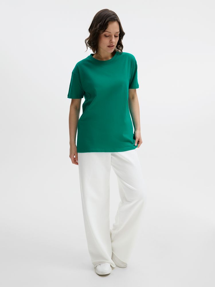 Футболка унисекс Regent 150, зеленая (изумрудная) / Миниатюра модельного (1000)