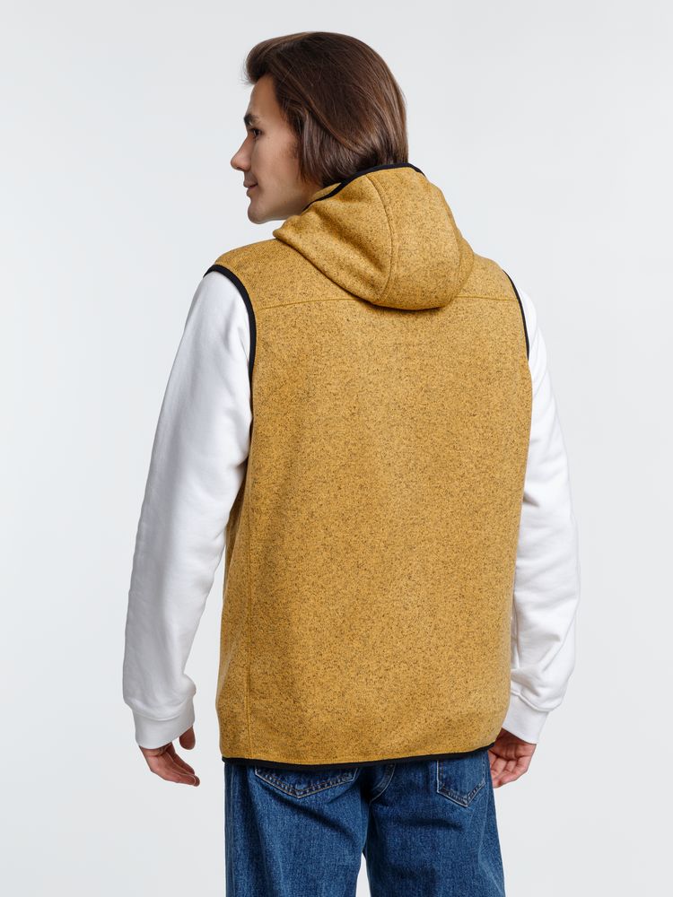 Жилет с капюшоном унисекс Gotland, горчичный / Миниатюра модельного (1000)