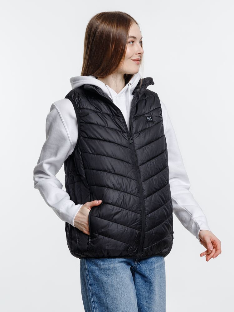 Жилет с подогревом Thermalli Valmorel, черный / Миниатюра модельного (1000)