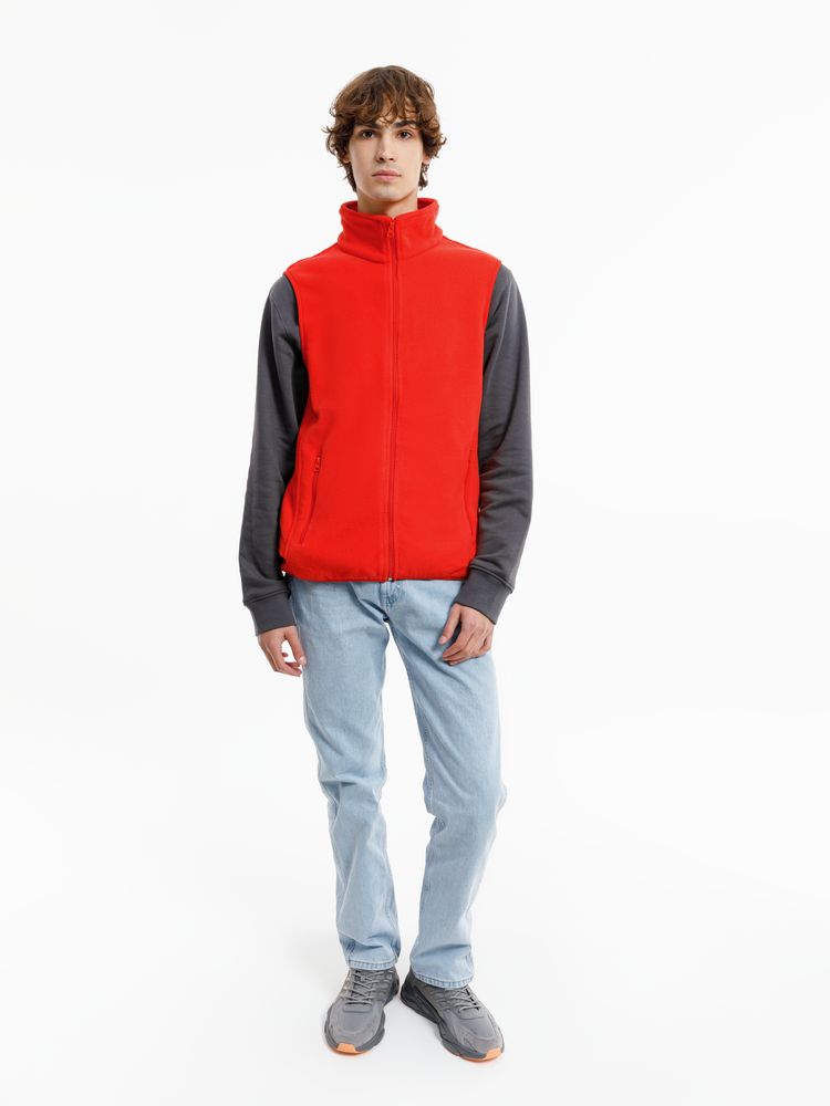 Жилет флисовый унисекс Nesse, красный / Миниатюра модельного (1000)
