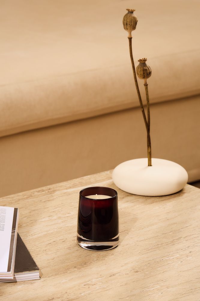 Ароматическая свеча Fragnola, грейпфрут и ветивер, бордовая / Миниатюра имиджевого (1000)