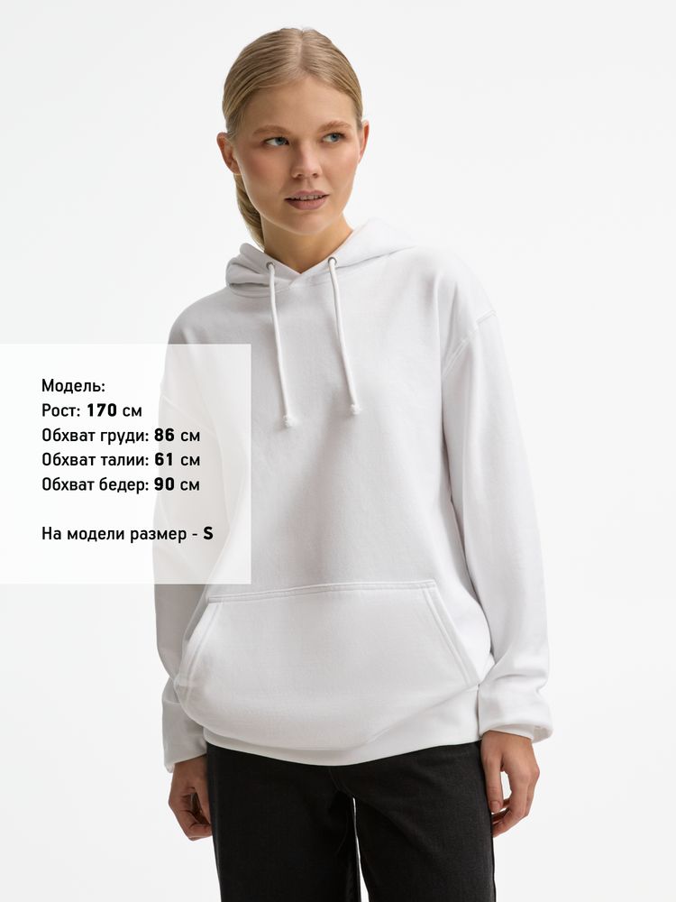 Худи унисекс Condor, белое / Миниатюра модельного (1000)