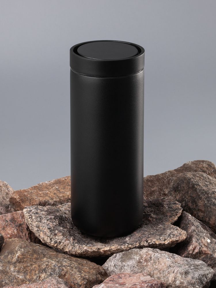 Термостакан Waterford, черный / Миниатюра имиджевого (1000)