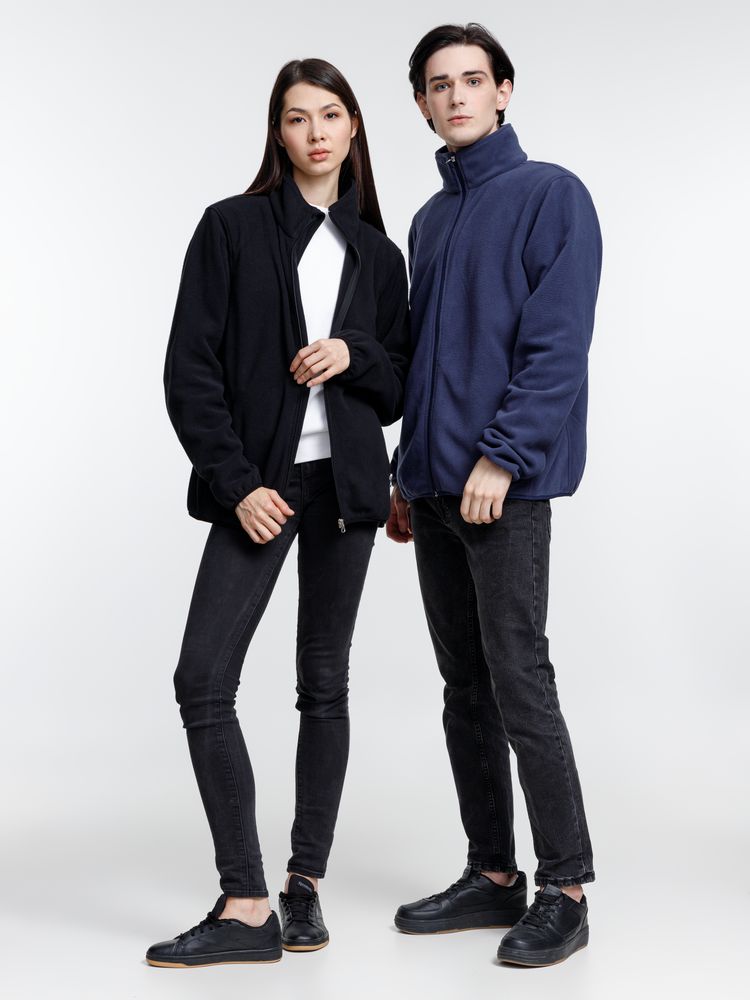 Куртка флисовая унисекс Nesse, синяя / Миниатюра модельного (1000)