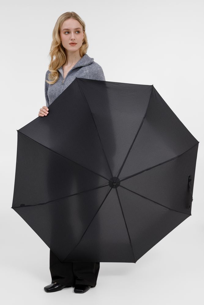Складной зонт U.090, черный / Миниатюра модельного (1000)