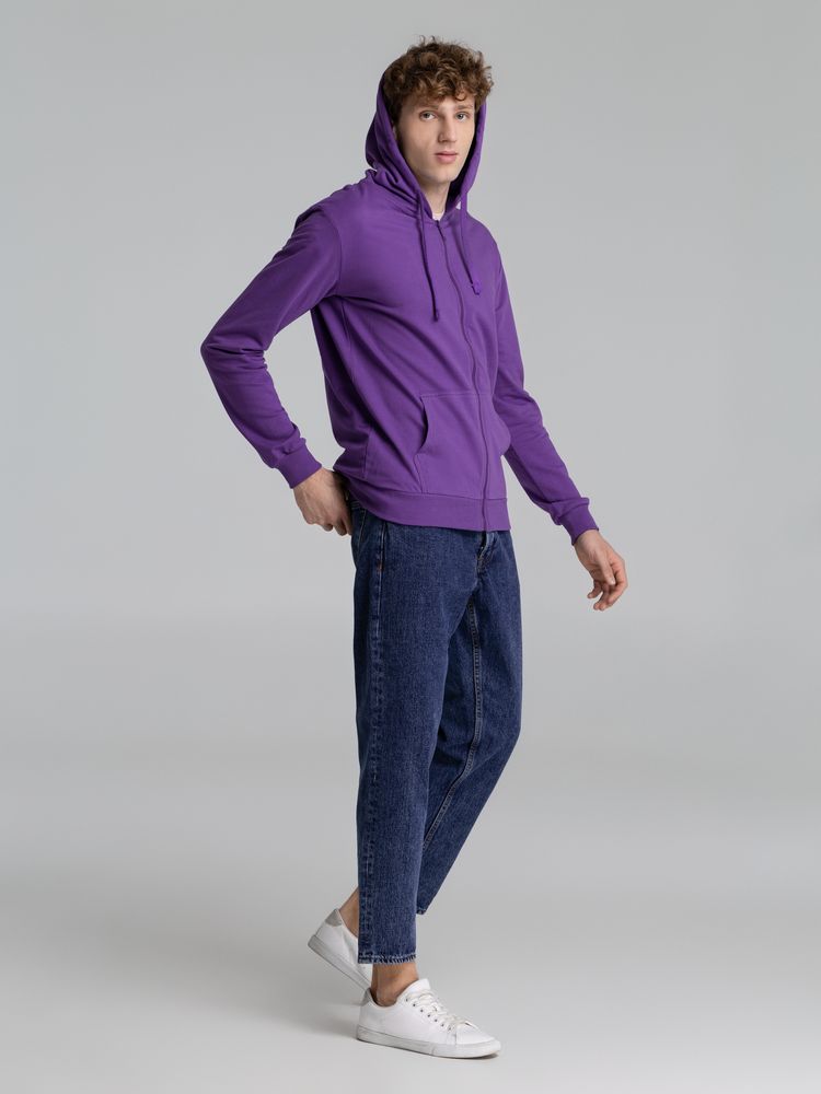 Толстовка на молнии с капюшоном Siverga 2.0, фиолетовая / Миниатюра модельного (1000)