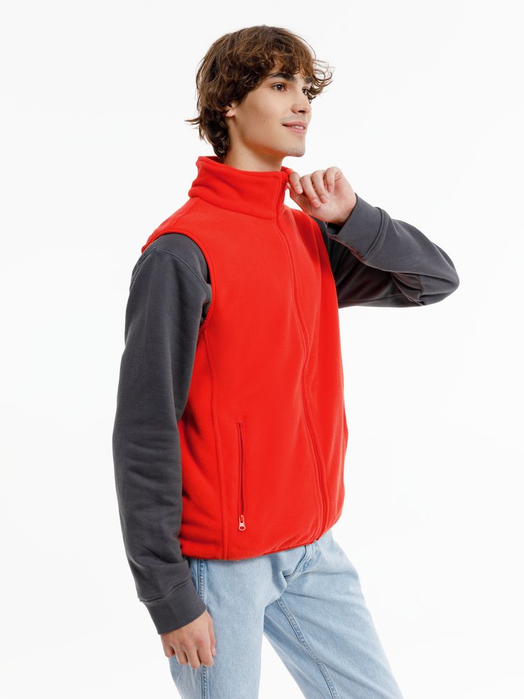 Жилет флисовый унисекс Nesse, красный / Миниатюра модельного (1000)