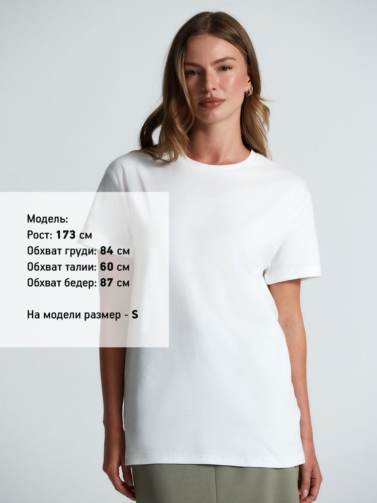 Футболка унисекс T-Bolka 160, белая (белоснежная) / Миниатюра модельного (1000)