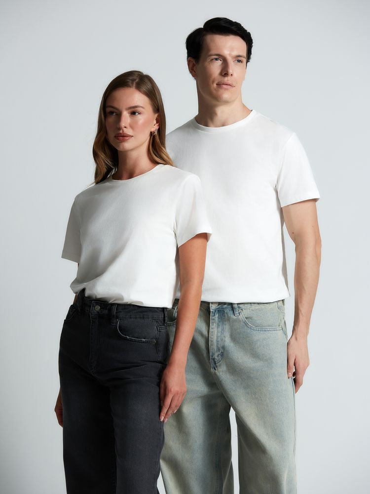 Футболка T-bolka 160 Original, белая (теплый оттенок) / Миниатюра модельного (1000)