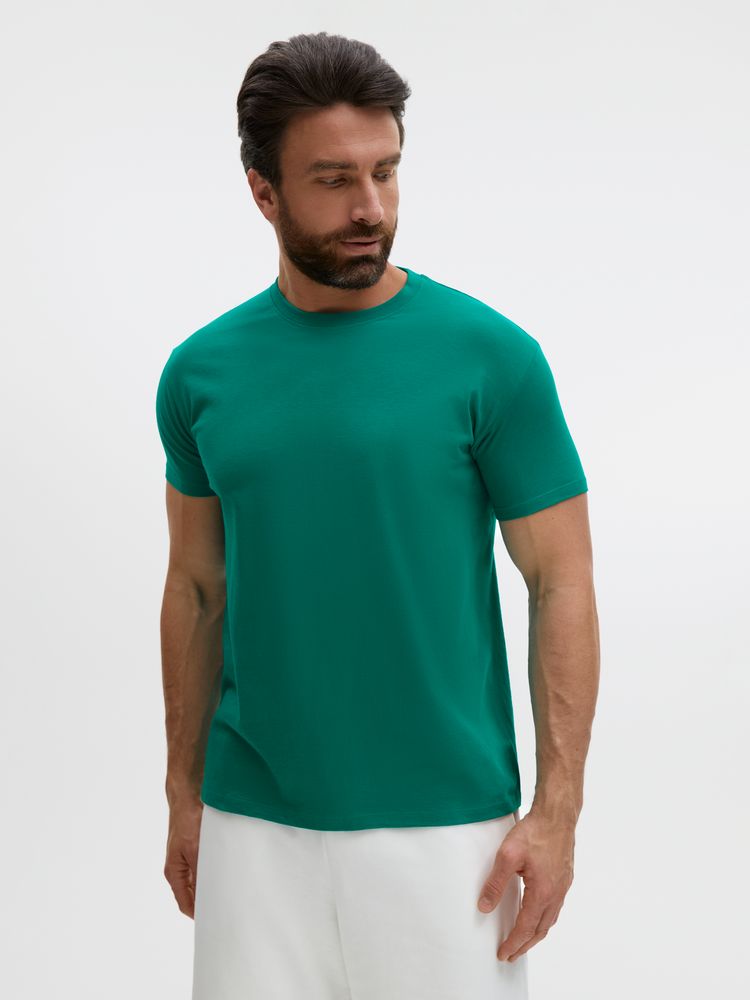 Футболка унисекс Regent 150, зеленая (изумрудная) / Миниатюра модельного (1000)