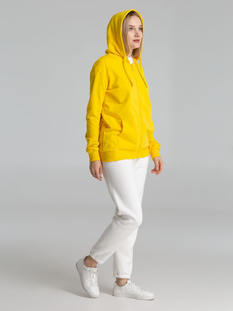 Толстовка на молнии с капюшоном Siverga 2.0, желтая / Миниатюра модельного (1000)