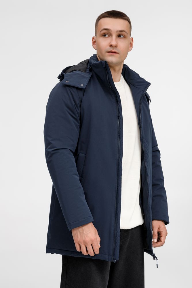 Куртка-парка унисекс Sfera, темно-синяя / Миниатюра модельного (1000)