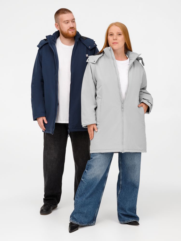 Куртка-парка унисекс Sfera, темно-синяя / Миниатюра модельного (1000)