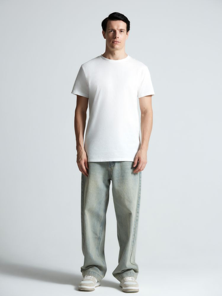 Футболка T-bolka 160 Original, белая (теплый оттенок) / Миниатюра модельного (1000)