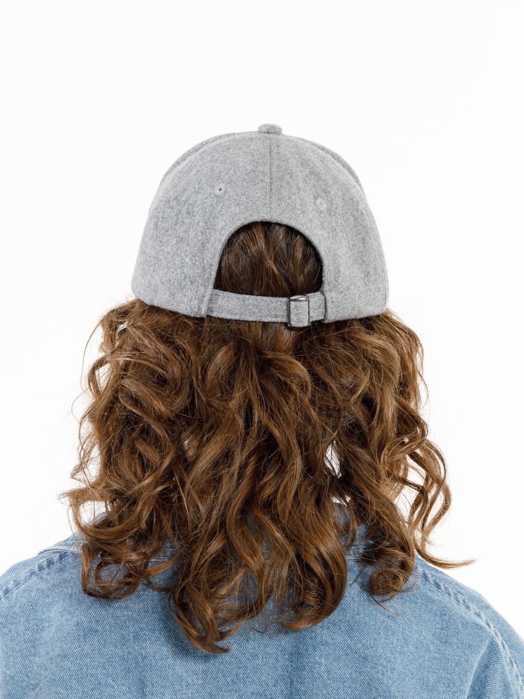 Бейсболка Woolridge, серый меланж / Миниатюра модельного (1000)