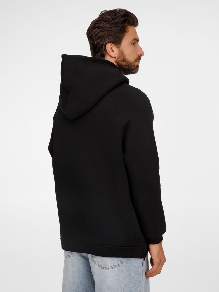 Худи унисекс оверсайз Easy Street, черное / Миниатюра модельного (1000)