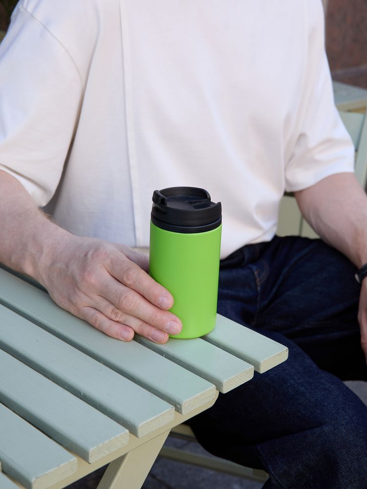 Термостакан Canella, зеленое яблоко / Миниатюра имиджевого (1000)