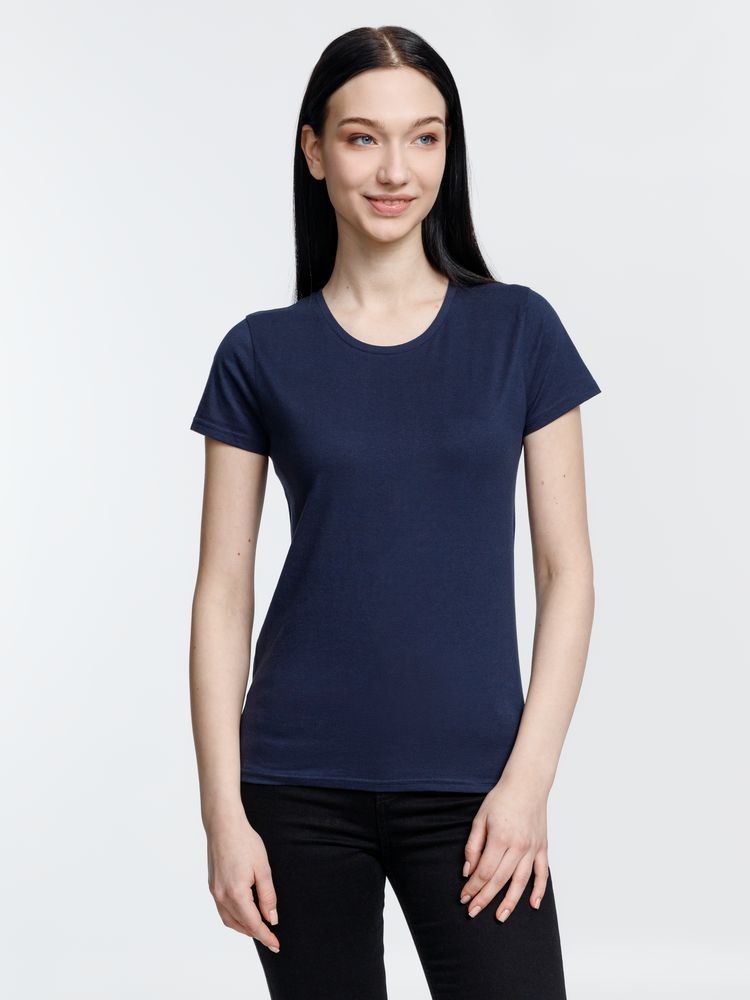 Футболка женская Pioneer Women, темно-синяя / Миниатюра модельного (1000)