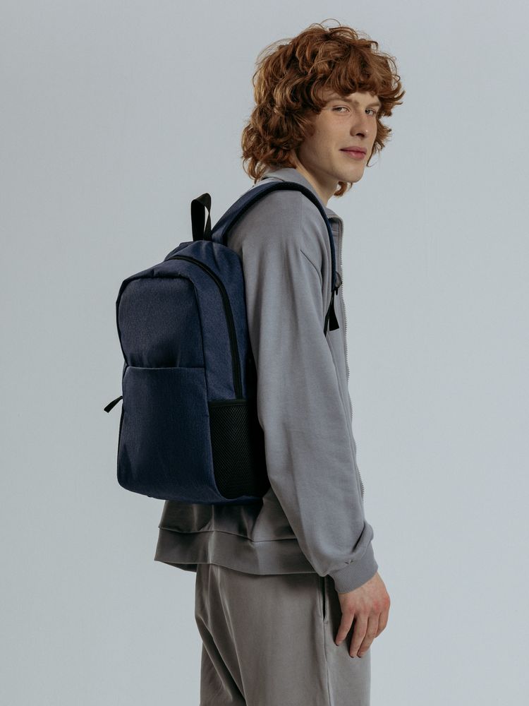 Рюкзак для ноутбука Conttori, синий меланж / Миниатюра модельного (1000)