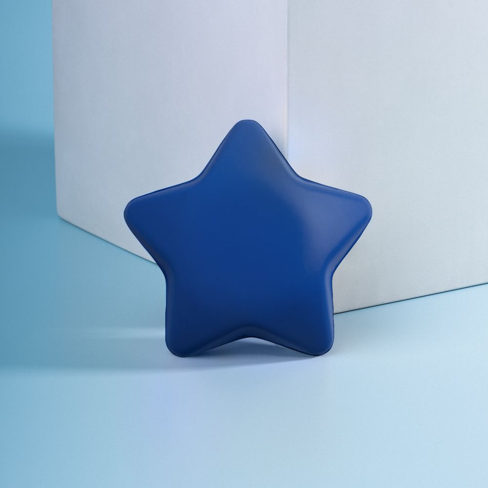 Антистресс «Звезда», синий / Миниатюра имиджевого (1000)
