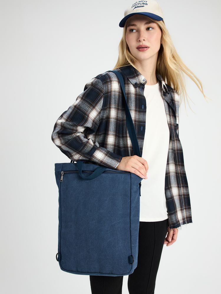 Рюкзак-шопер Casual, синий / Миниатюра модельного (1000)