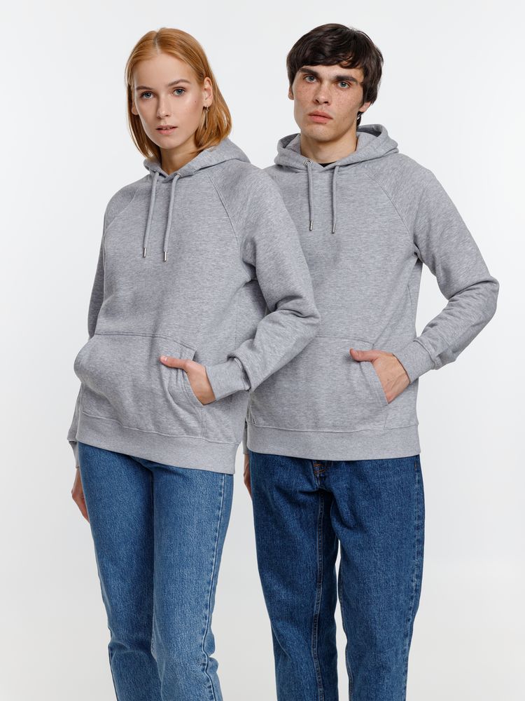 Толстовка унисекс Stellar, серый меланж / Миниатюра модельного (1000)