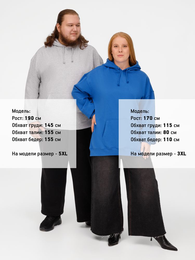 Худи унисекс Condor, серый меланж / Миниатюра модельного (1000)