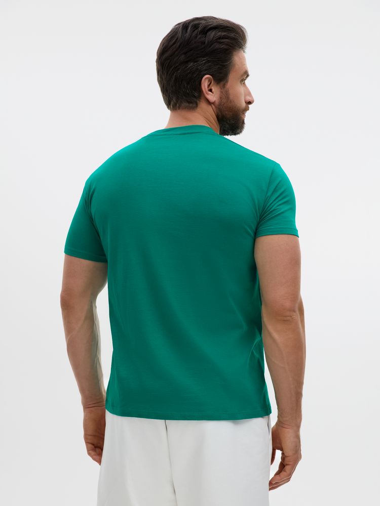 Футболка унисекс Regent 150, зеленая (изумрудная) / Миниатюра модельного (1000)