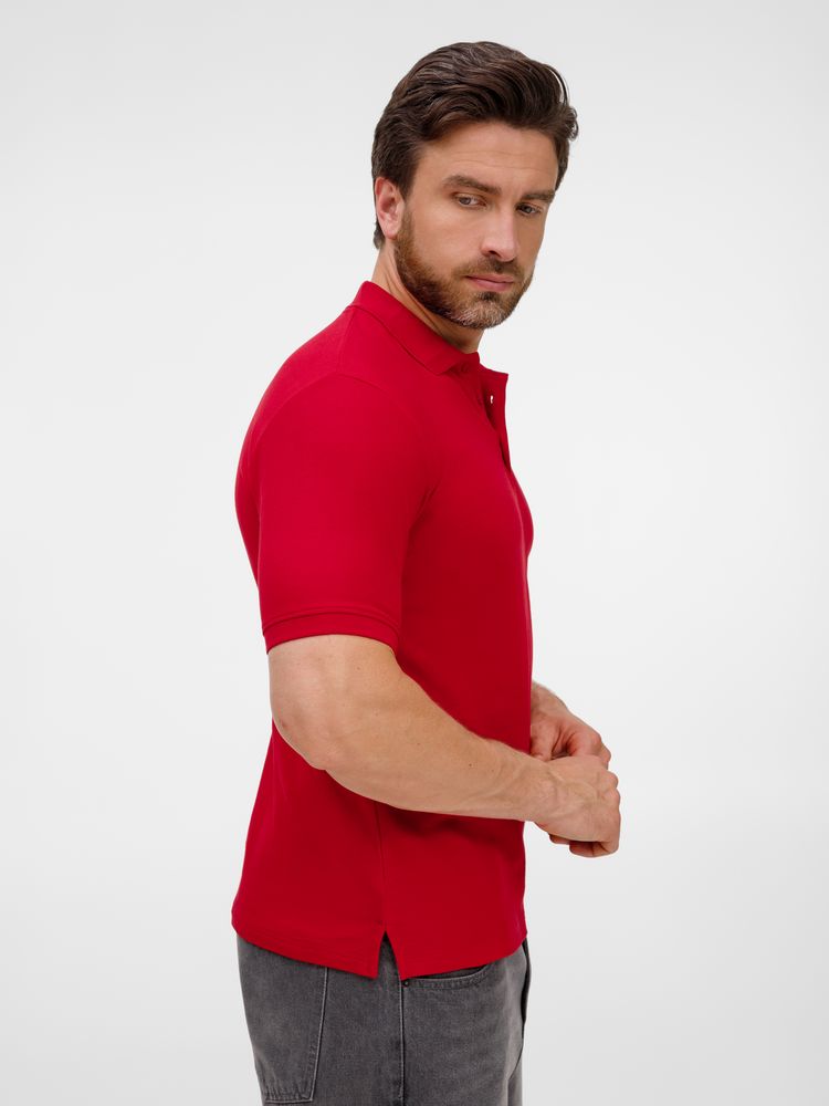 Рубашка поло унисекс Upswing, красная / Миниатюра модельного (1000)