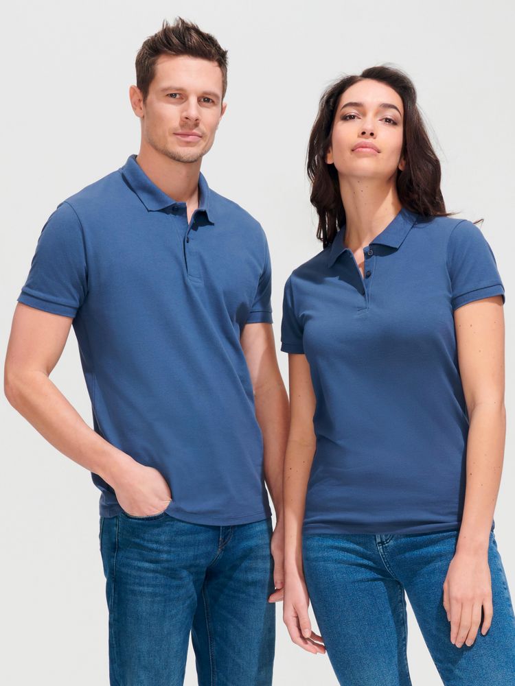 Рубашка поло женская Perfect Women 180, бордовая / Миниатюра имиджевого (1000)