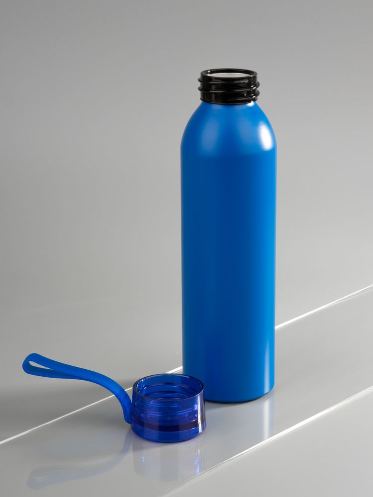 Бутылка для воды Brooke, матовая синяя / Миниатюра имиджевого (1000)
