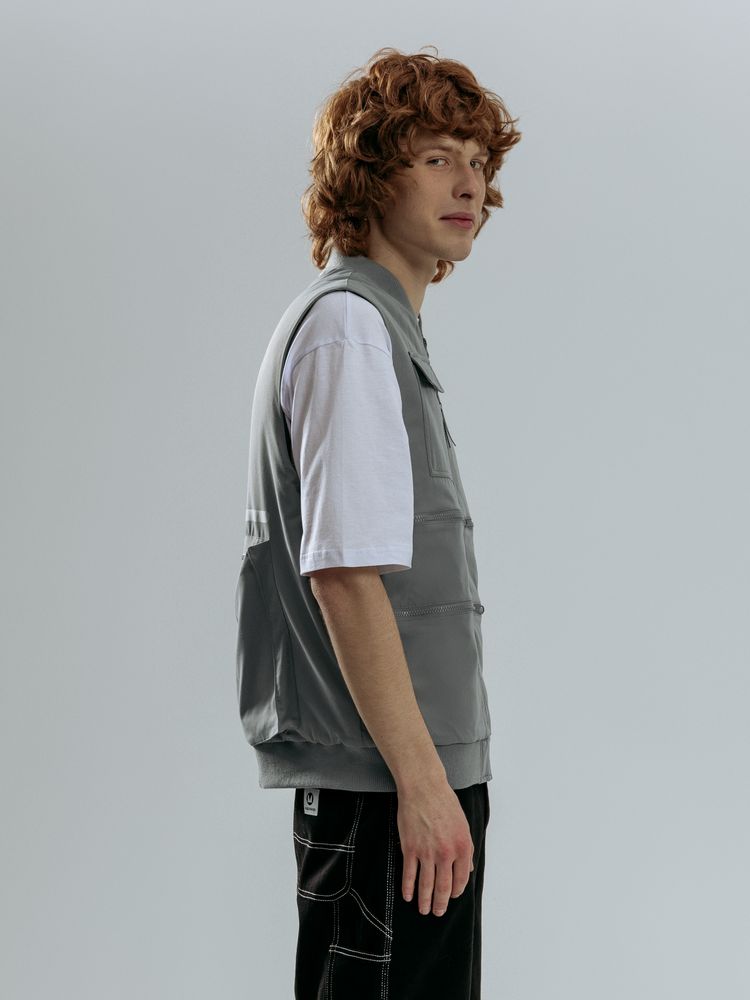 Жилет Hard Work, серый / Миниатюра модельного (1000)