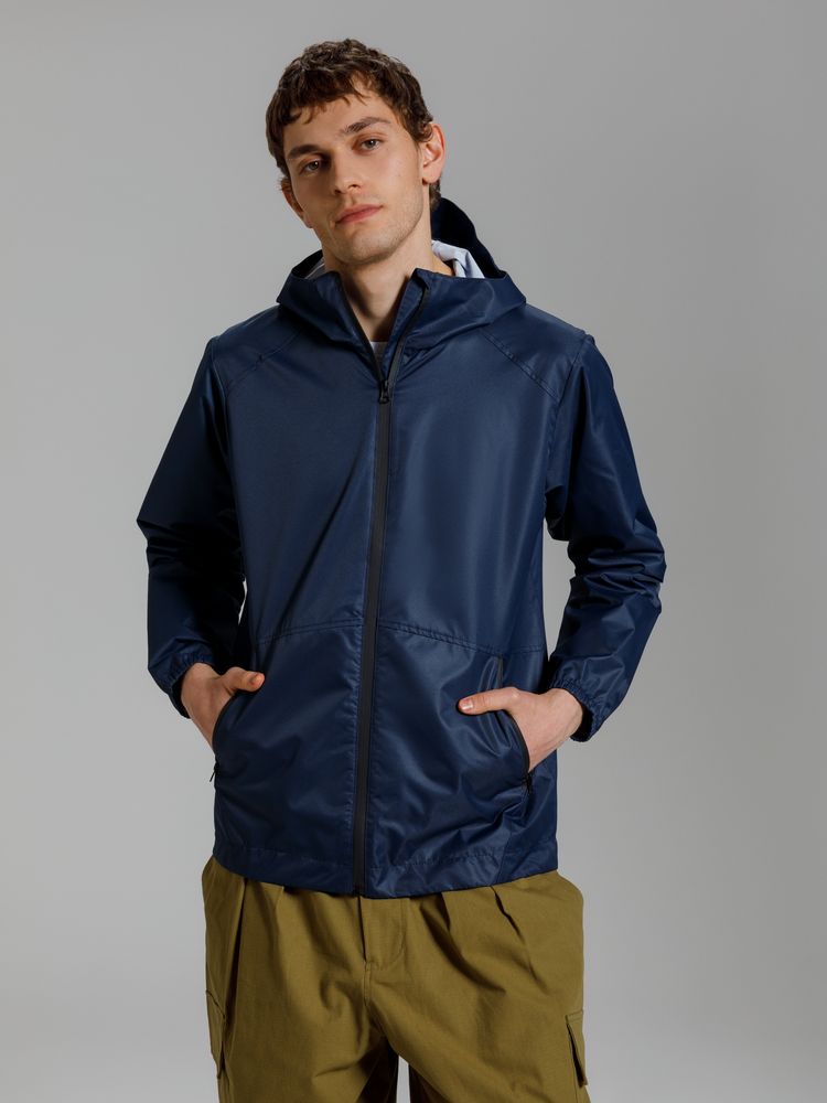 Куртка унисекс Nordvind DWR, темно-синяя / Миниатюра модельного (1000)