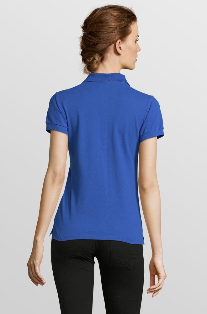 Рубашка поло женская People 210, ярко-синяя (royal) / Миниатюра модельного (1000)