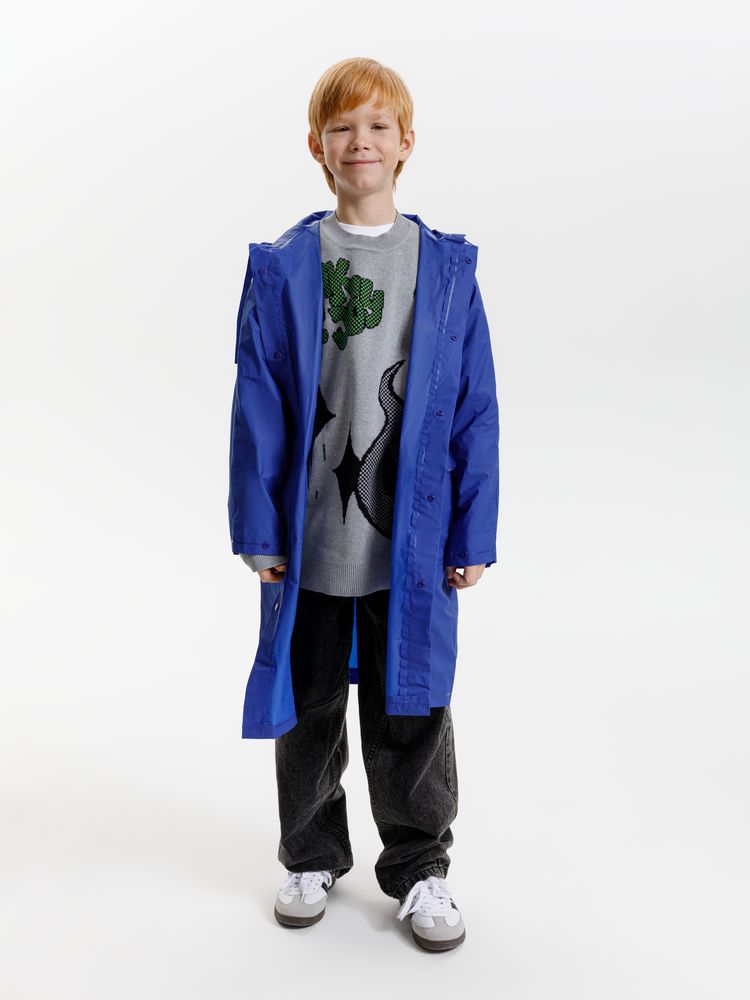 Дождевик детский RainDrop Kids, ярко-синий / Миниатюра модельного (1000)