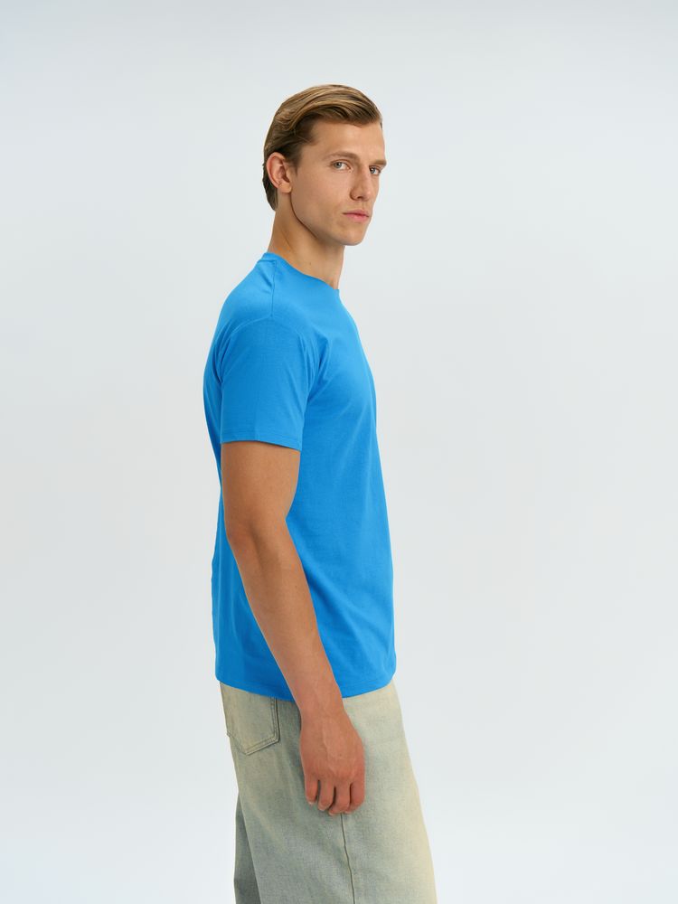 Футболка унисекс Regent 150, ярко-бирюзовая / Миниатюра модельного (1000)