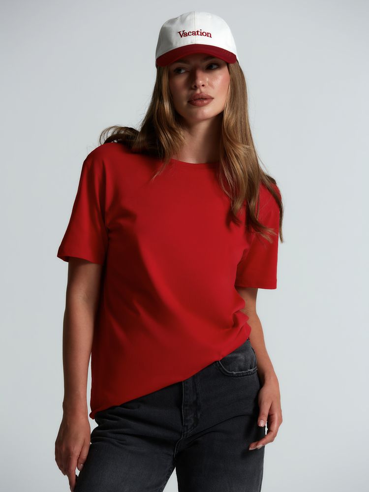 Футболка унисекс Streetwise, красная / Миниатюра модельного (1000)