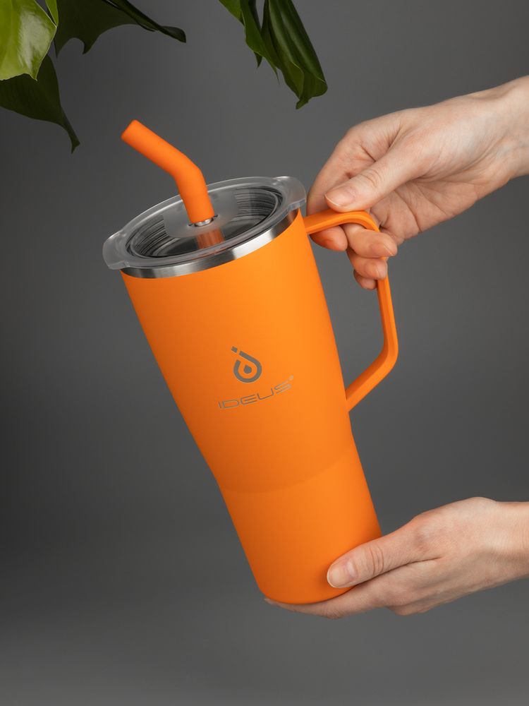 Термостакан Kasumigaoka, оранжевый / Миниатюра имиджевого (1000)