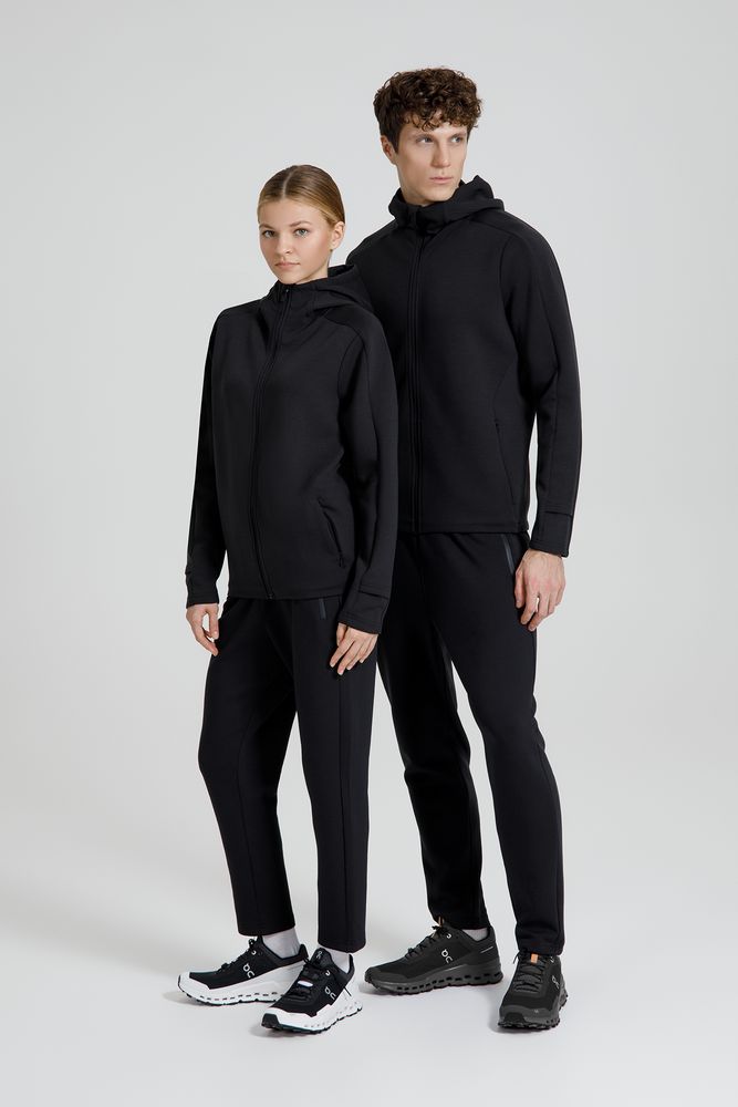 Куртка с капюшоном унисекс Begi, черная / Миниатюра модельного (1000)