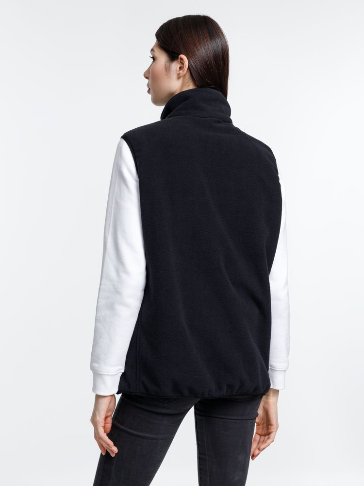 Жилет флисовый унисекс Nesse, черный / Миниатюра модельного (1000)