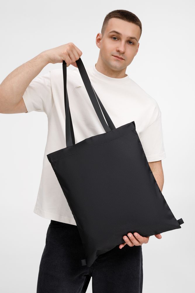 Шопер B3, черный с черными ручками / Миниатюра модельного (1000)