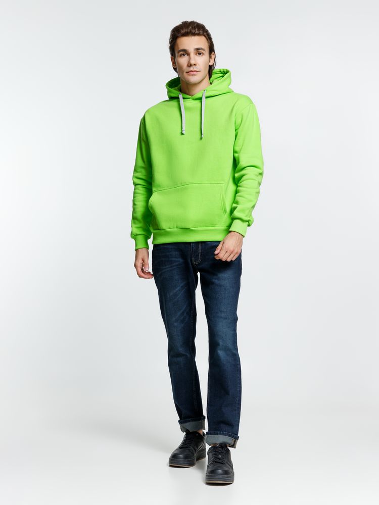 Толстовка с капюшоном Kirenga Heavy, зеленое яблоко / Миниатюра модельного (1000)